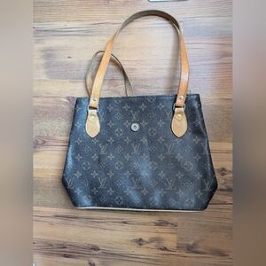 Authentic Vintage Louis Vuitton Brown Monogram Tote Bag